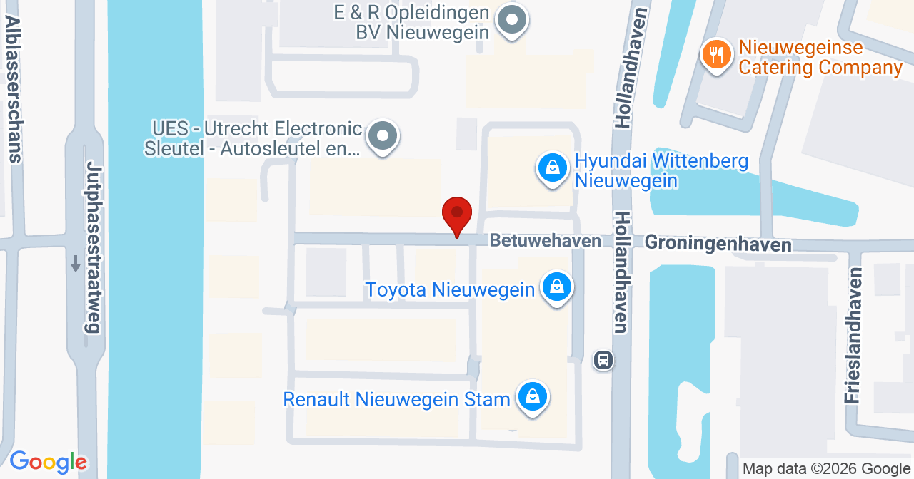 Kaart van het incident in Nieuwegein met de aanrijroutes van de gealarmeerde eenheden