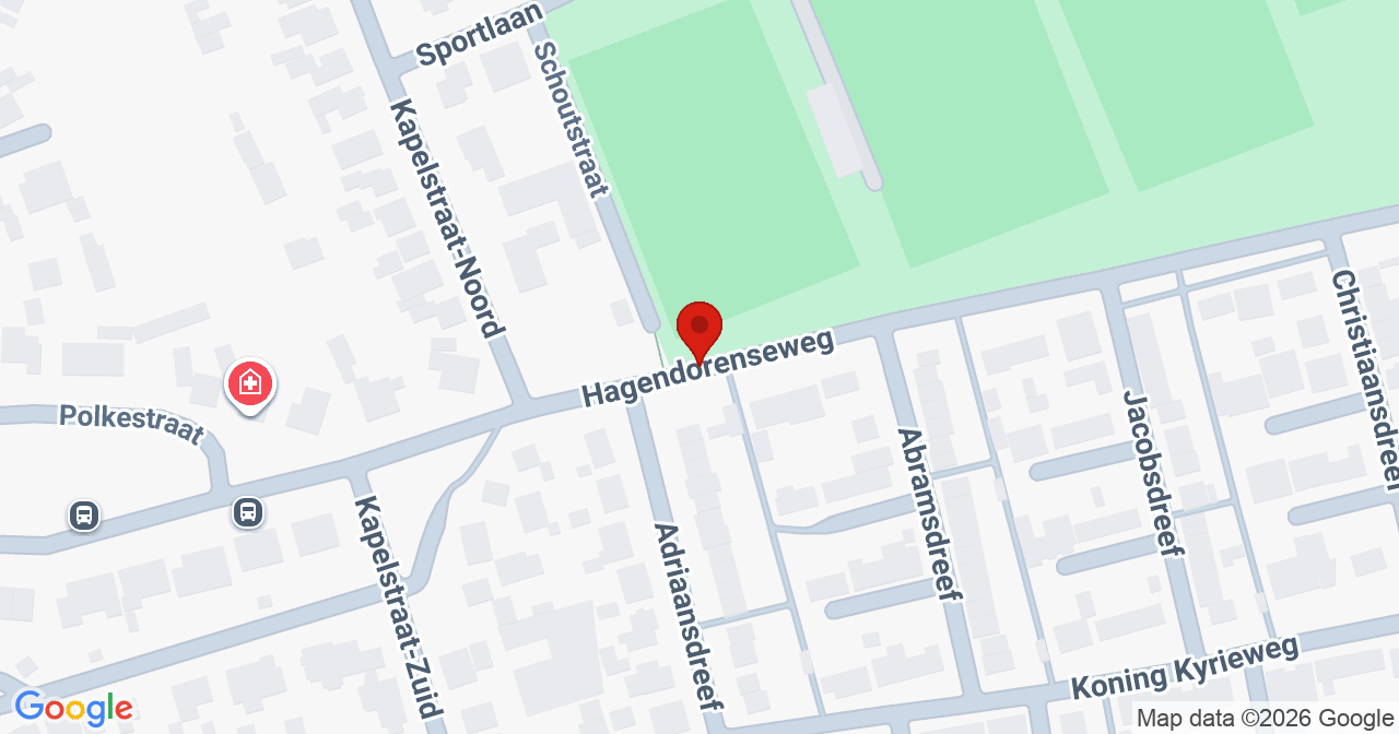 Kaart van het incident in Veldhoven met de aanrijroutes van de gealarmeerde eenheden