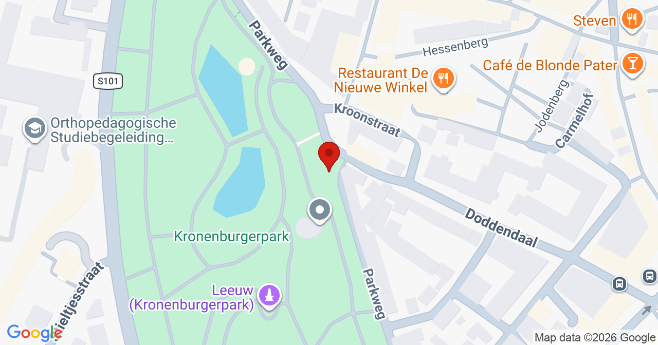 Kaart van het incident in Nijmegen met de aanrijroutes van de gealarmeerde eenheden