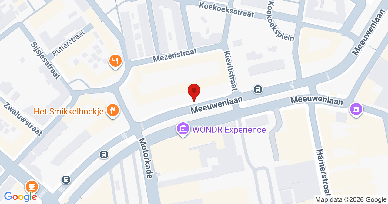 Kaart van het incident in Amsterdam met de aanrijroutes van de gealarmeerde eenheden