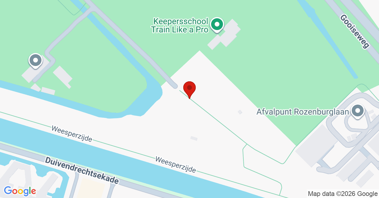 Kaart van het incident in Amsterdam met de aanrijroutes van de gealarmeerde eenheden