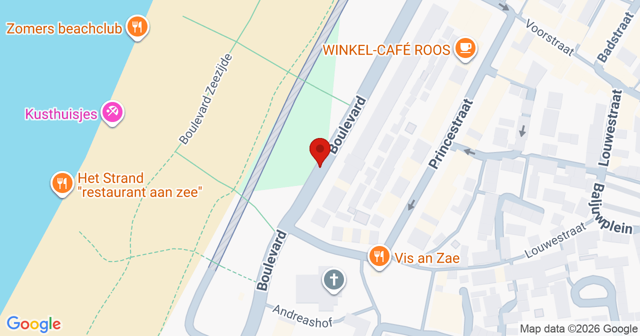 Kaart van het incident in Katwijk met de aanrijroutes van de gealarmeerde eenheden