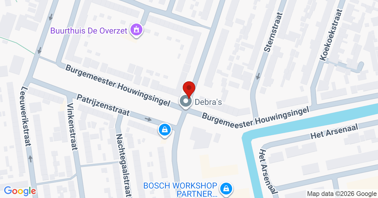Kaart van het incident in Den Helder met de aanrijroutes van de gealarmeerde eenheden