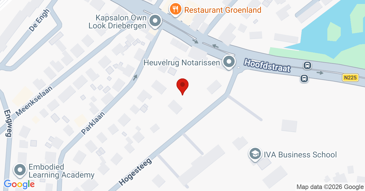 Kaart van het incident in Driebergen-Rijsenburg met de aanrijroutes van de gealarmeerde eenheden