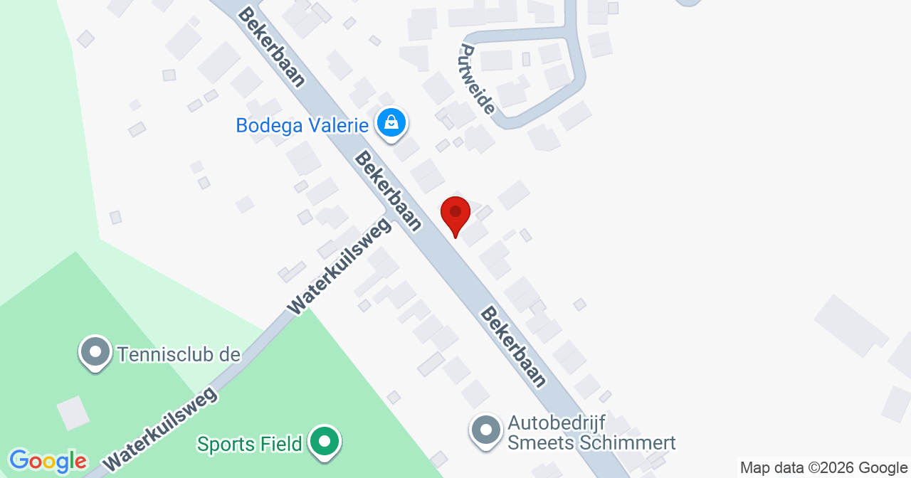 Kaart van het incident in Schimmert met de aanrijroutes van de gealarmeerde eenheden