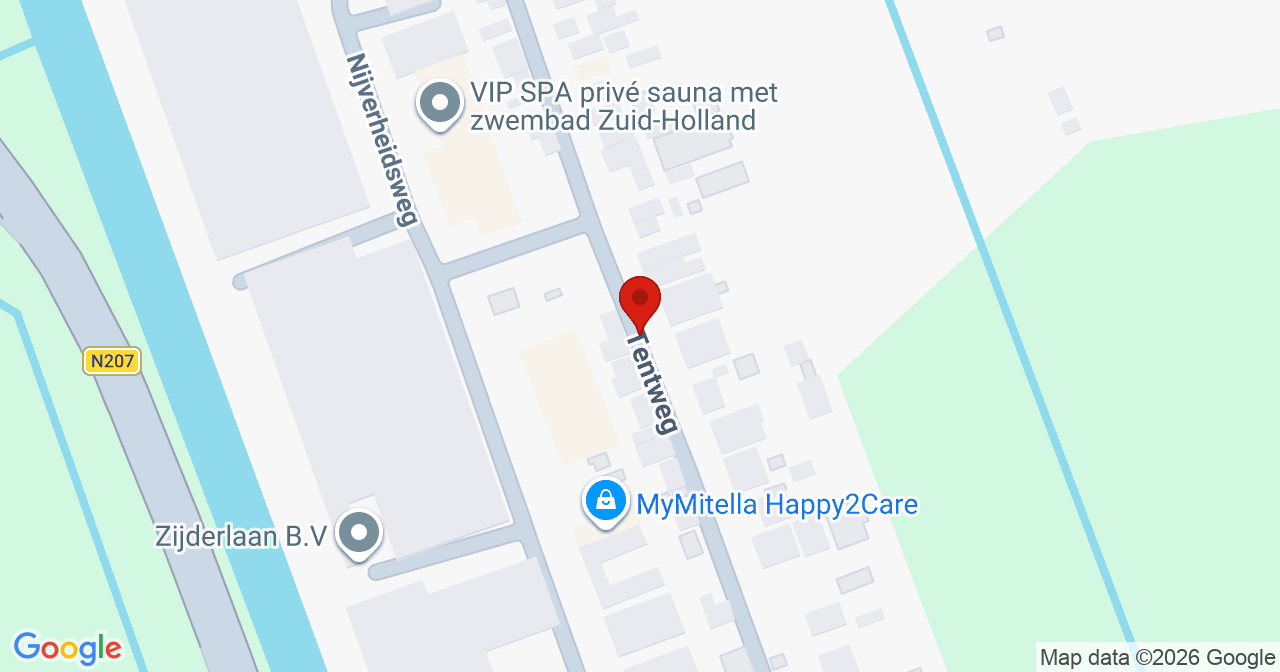 Kaart van het incident in Stolwijk met de aanrijroutes van de gealarmeerde eenheden