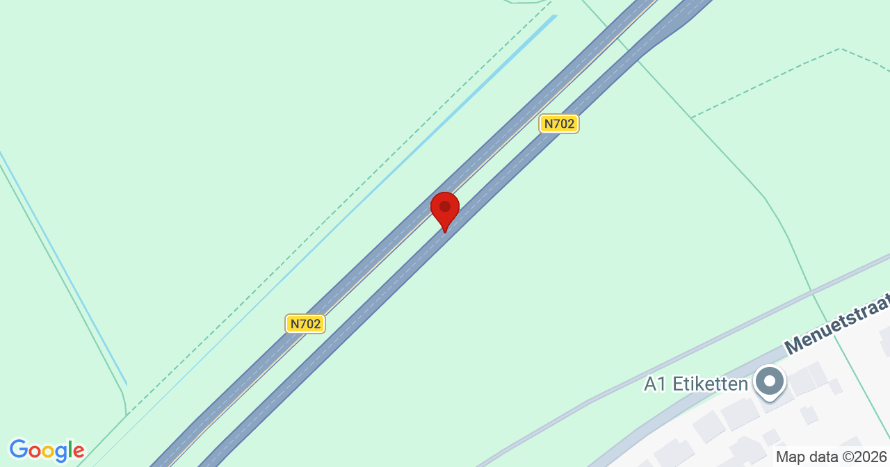 Kaart van het incident in Almere met de aanrijroutes van de gealarmeerde eenheden
