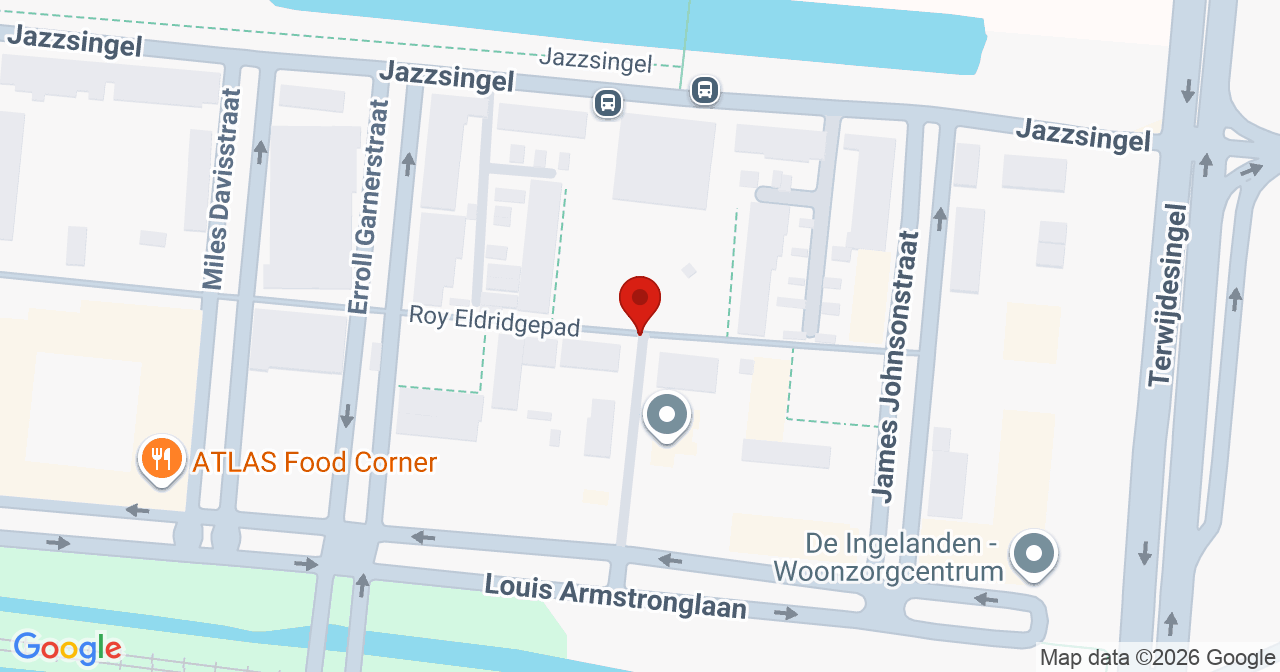 Kaart van het incident in Utrecht met de aanrijroutes van de gealarmeerde eenheden
