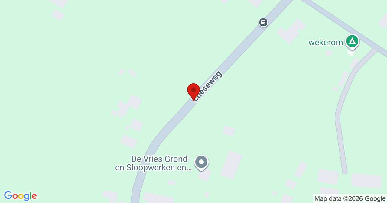 Kaart van het incident in Wekerom met de aanrijroutes van de gealarmeerde eenheden