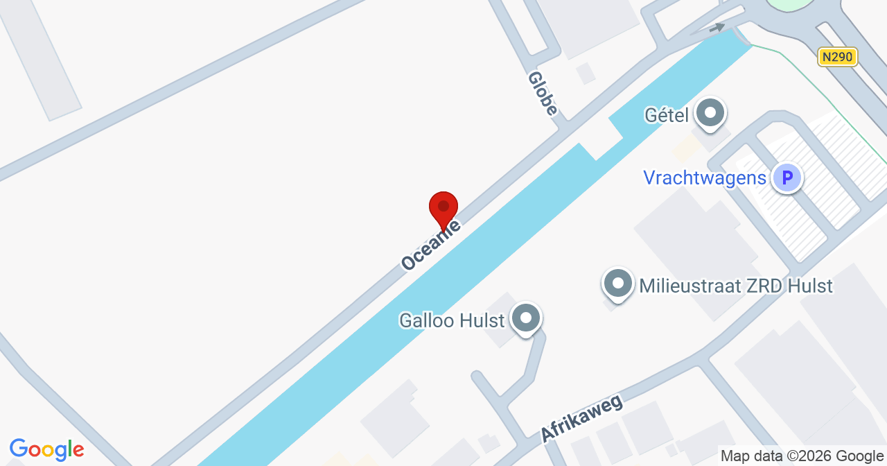 Kaart van het incident in Hulst met de aanrijroutes van de gealarmeerde eenheden