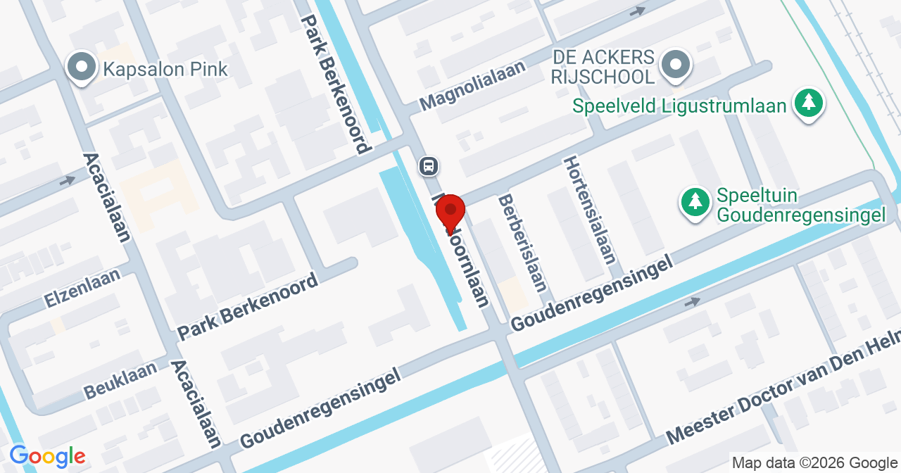 Kaart van het incident in Pijnacker met de aanrijroutes van de gealarmeerde eenheden