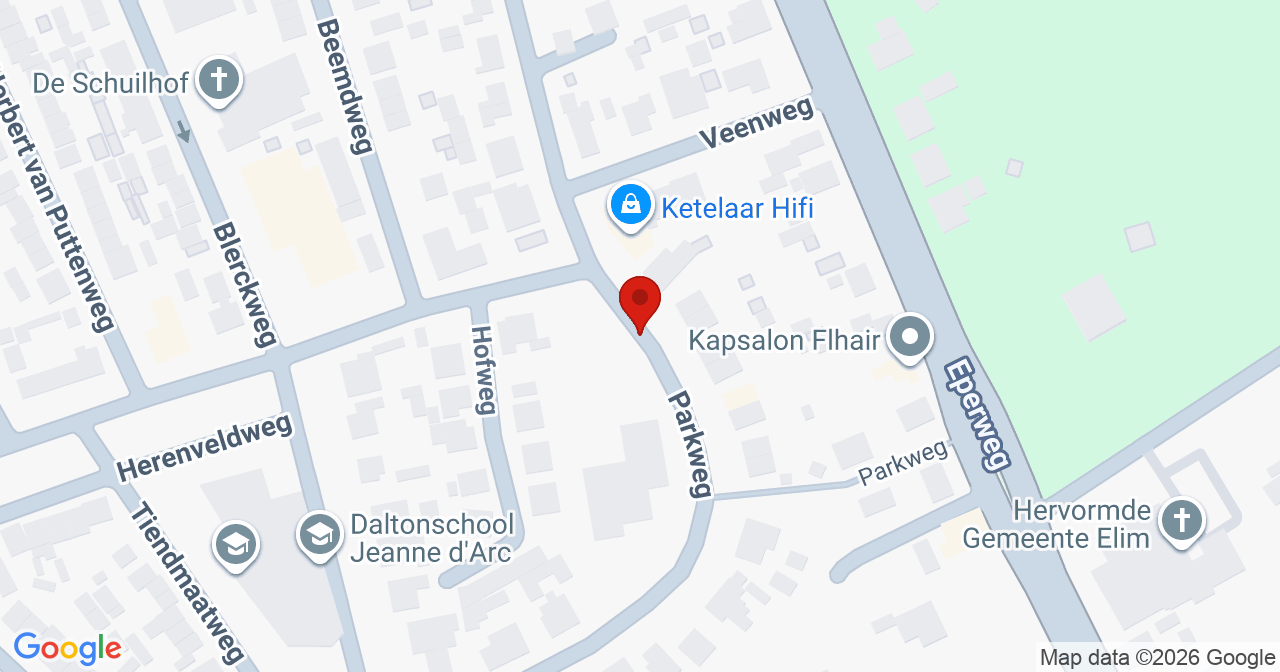 Kaart van het incident in 't Harde met de aanrijroutes van de gealarmeerde eenheden