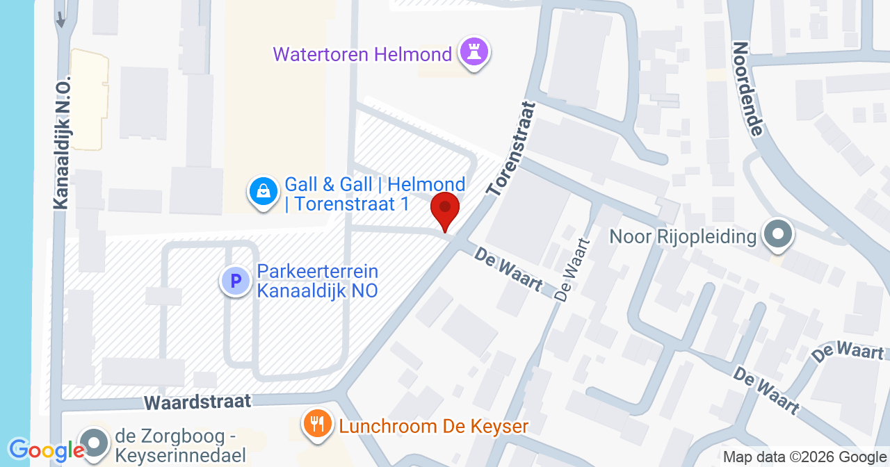 Kaart van het incident in Helmond met de aanrijroutes van de gealarmeerde eenheden
