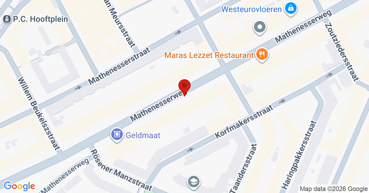 Kaart van het incident in Rotterdam met de aanrijroutes van de gealarmeerde eenheden