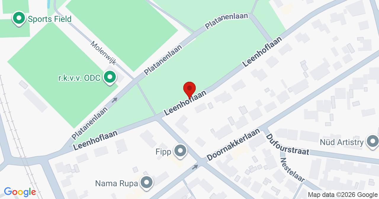 Kaart van het incident in Boxtel met de aanrijroutes van de gealarmeerde eenheden