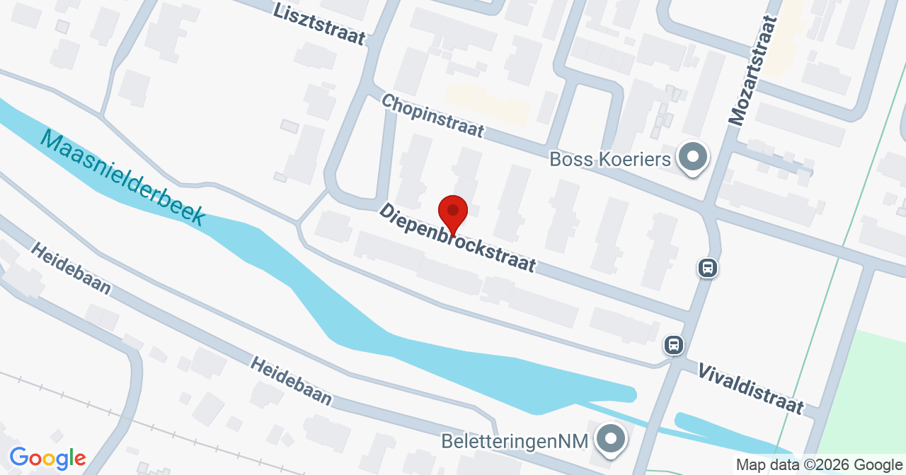 Kaart van het incident in Roermond met de aanrijroutes van de gealarmeerde eenheden