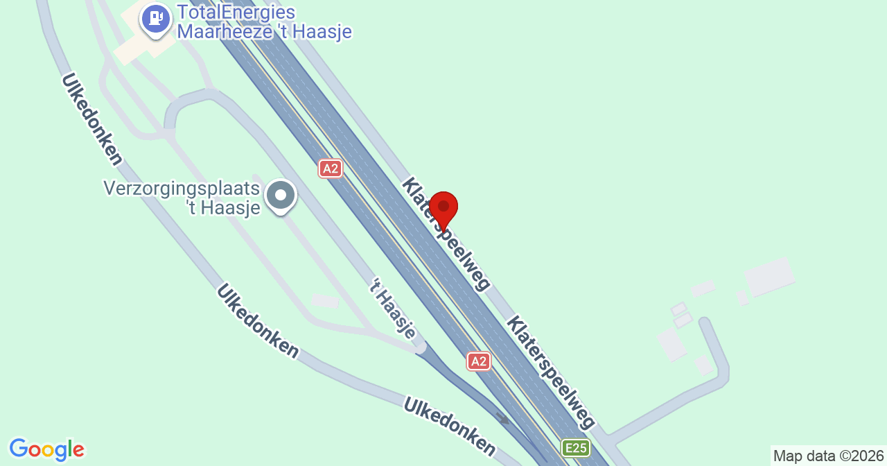 Kaart van het incident in Maarheeze met de aanrijroutes van de gealarmeerde eenheden