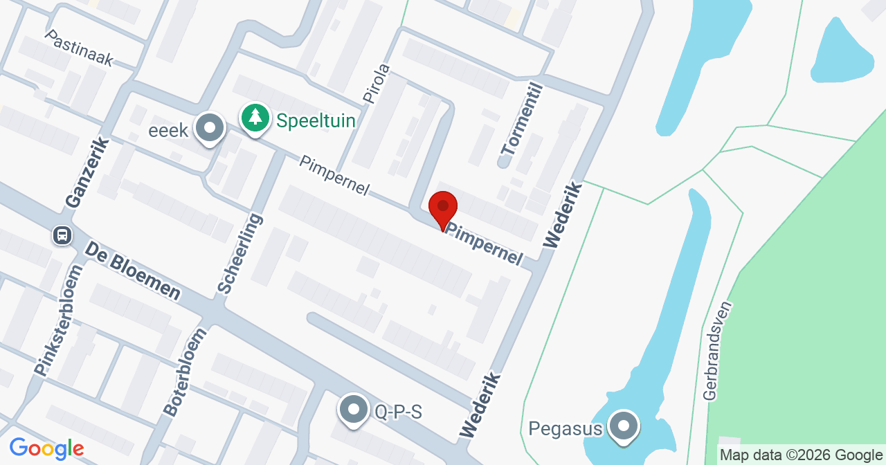 Kaart van het incident in Castricum met de aanrijroutes van de gealarmeerde eenheden