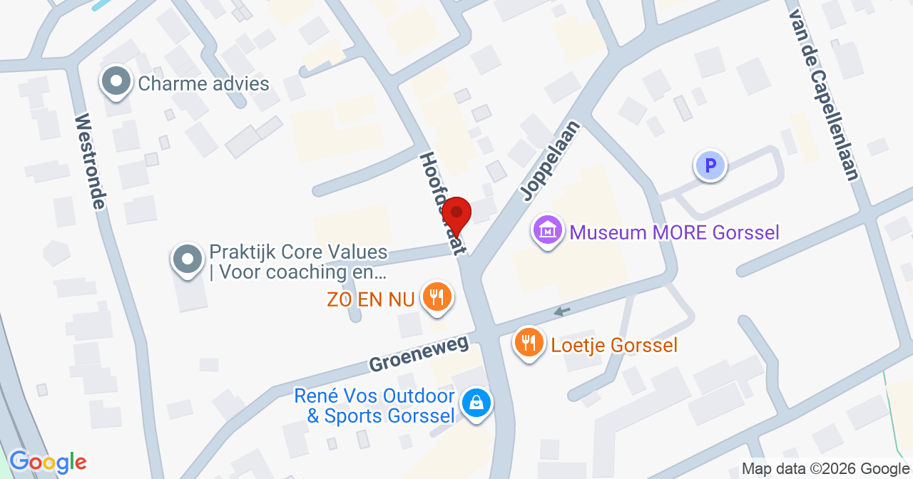 Kaart van het incident in Gorssel met de aanrijroutes van de gealarmeerde eenheden