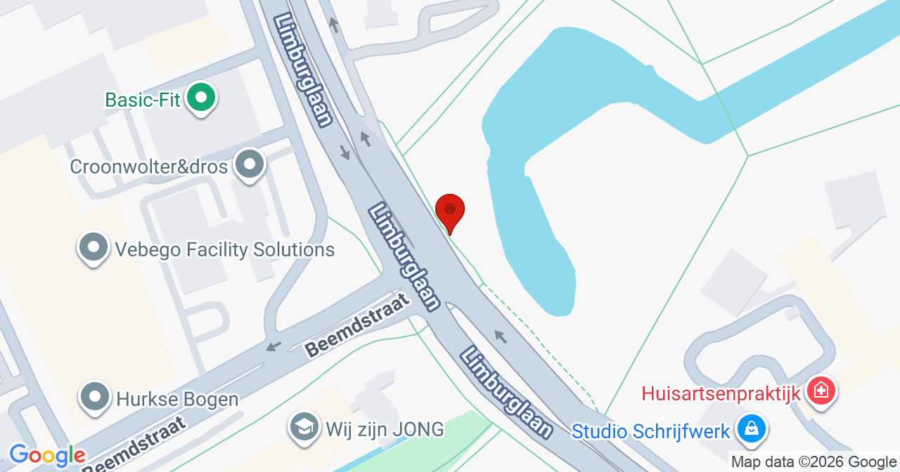 Kaart van het incident in Eindhoven met de aanrijroutes van de gealarmeerde eenheden