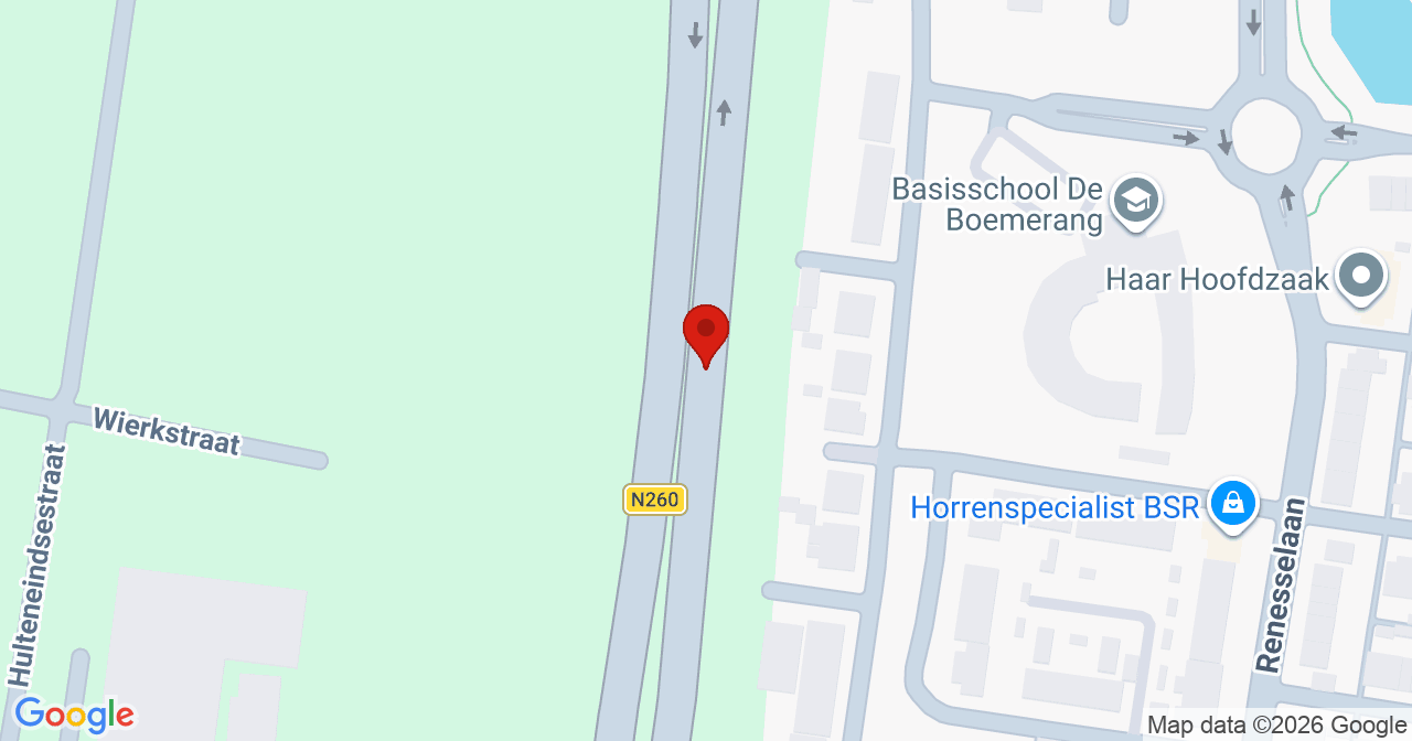 Kaart van het incident in Tilburg met de aanrijroutes van de gealarmeerde eenheden
