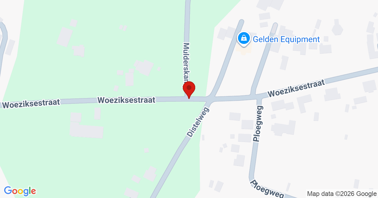 Kaart van het incident in Wijchen met de aanrijroutes van de gealarmeerde eenheden