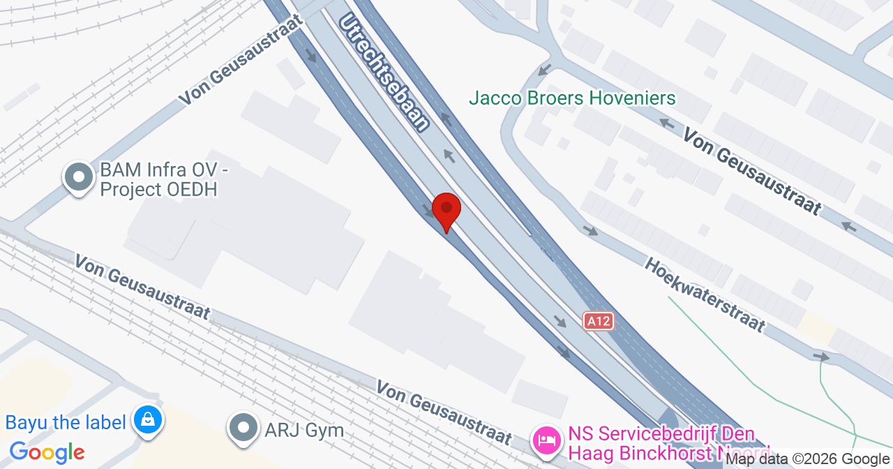 Kaart van het incident in Voorburg met de aanrijroutes van de gealarmeerde eenheden