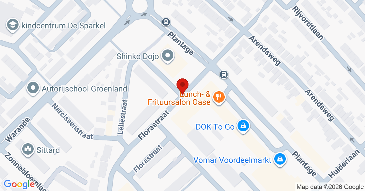Kaart van het incident in Beverwijk met de aanrijroutes van de gealarmeerde eenheden