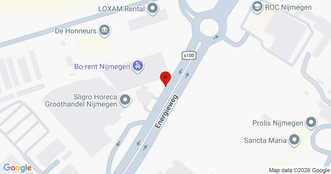 Kaart van het incident in Nijmegen met de aanrijroutes van de gealarmeerde eenheden