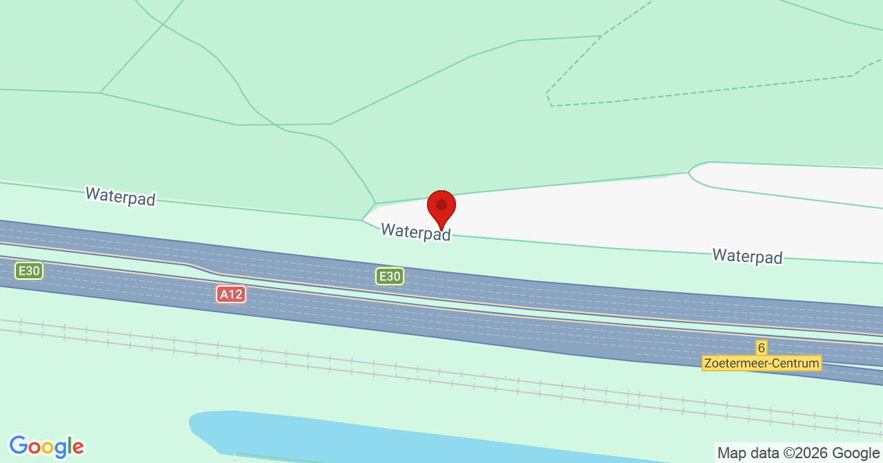 Kaart van het incident in Zoetermeer met de aanrijroutes van de gealarmeerde eenheden