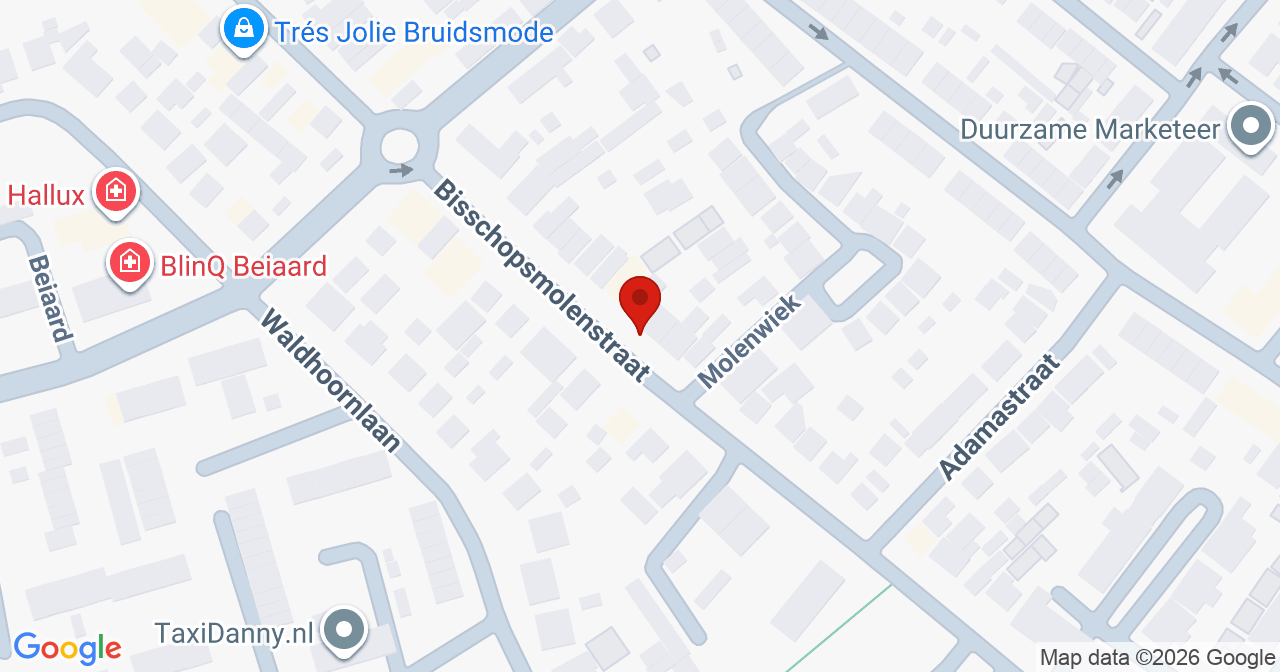 Kaart van het incident in Etten-Leur met de aanrijroutes van de gealarmeerde eenheden