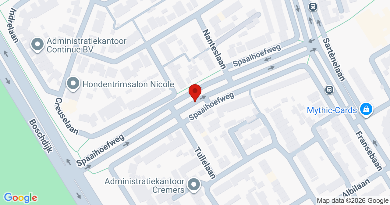 Kaart van het incident in Eindhoven met de aanrijroutes van de gealarmeerde eenheden