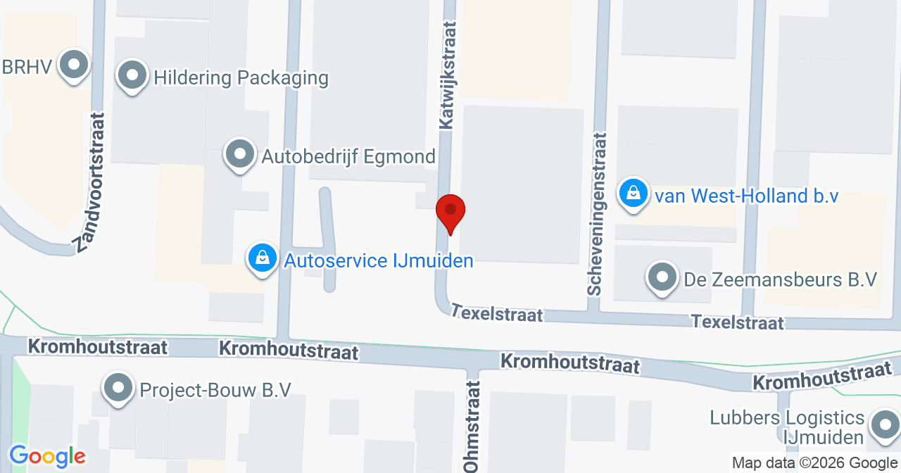 Kaart van het incident in IJmuiden met de aanrijroutes van de gealarmeerde eenheden