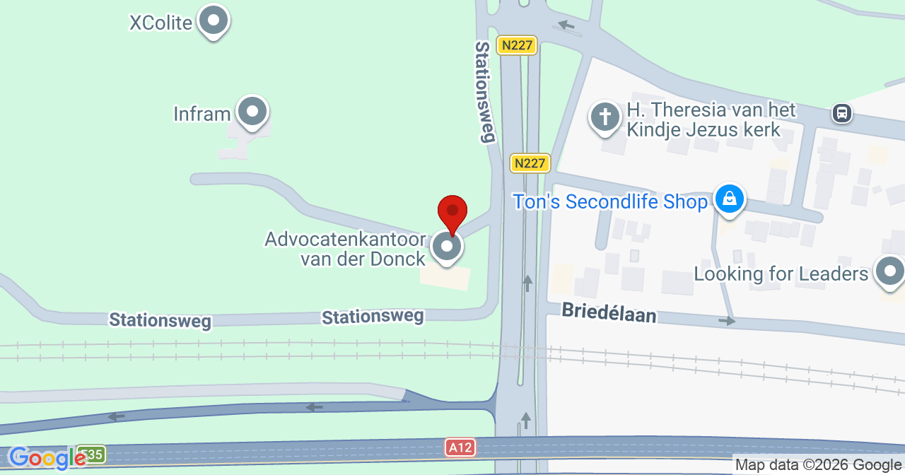 Kaart van het incident in Maarn met de aanrijroutes van de gealarmeerde eenheden