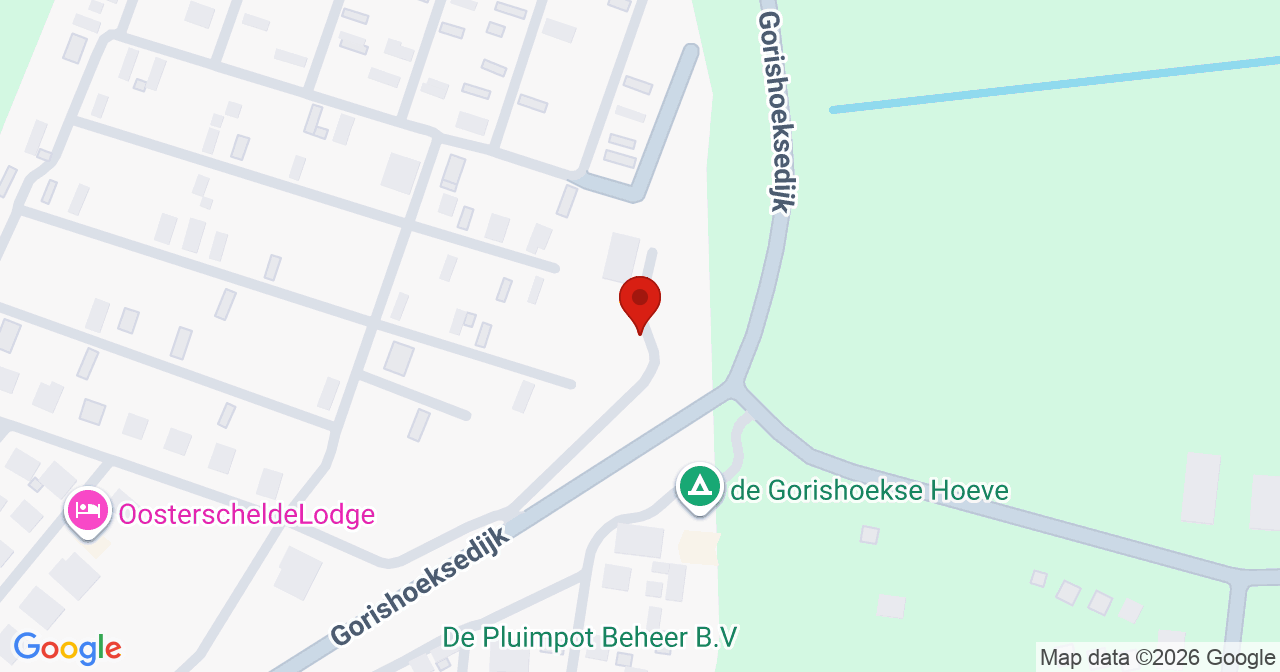 Kaart van het incident in Scherpenisse met de aanrijroutes van de gealarmeerde eenheden