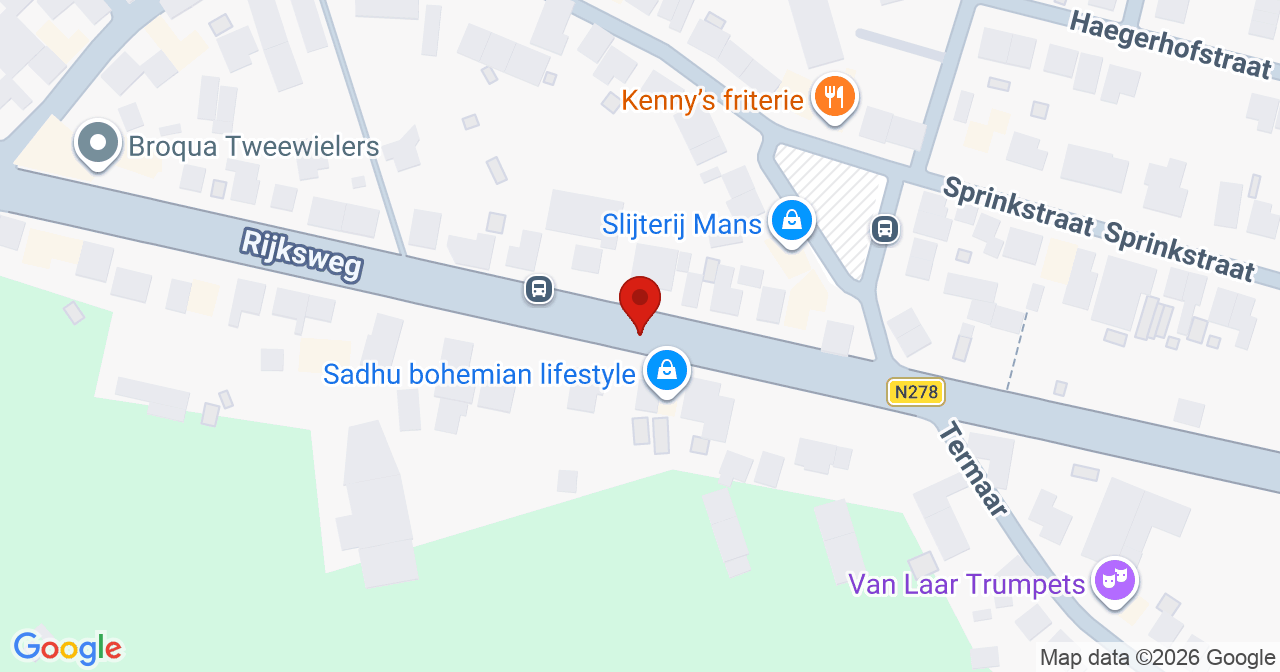 Kaart van het incident in Margraten met de aanrijroutes van de gealarmeerde eenheden
