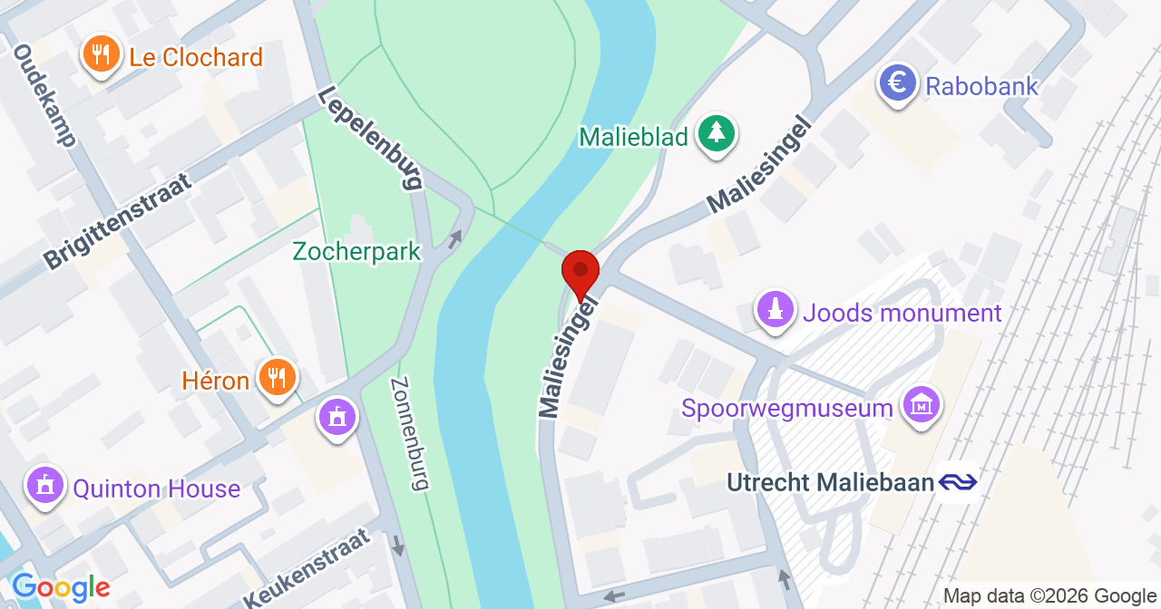 Kaart van het incident in Utrecht met de aanrijroutes van de gealarmeerde eenheden