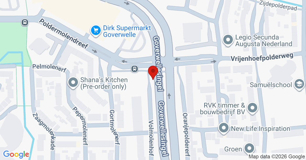 Kaart van het incident in Gouda met de aanrijroutes van de gealarmeerde eenheden