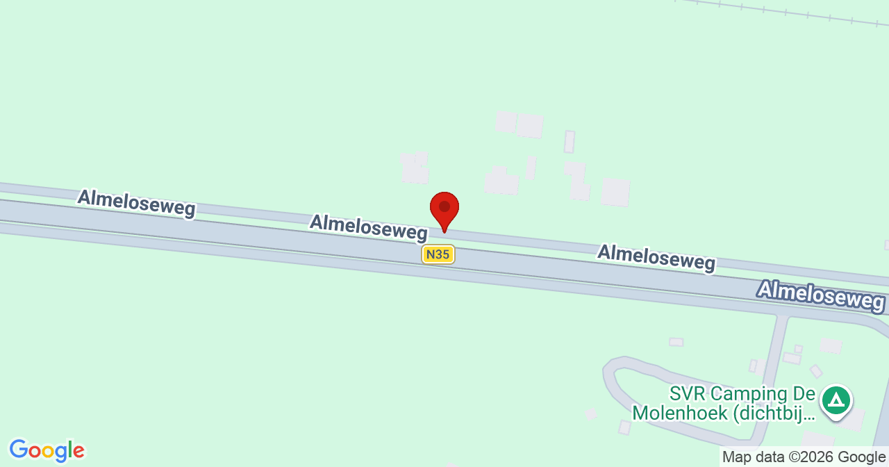 Kaart van het incident in Haarle met de aanrijroutes van de gealarmeerde eenheden