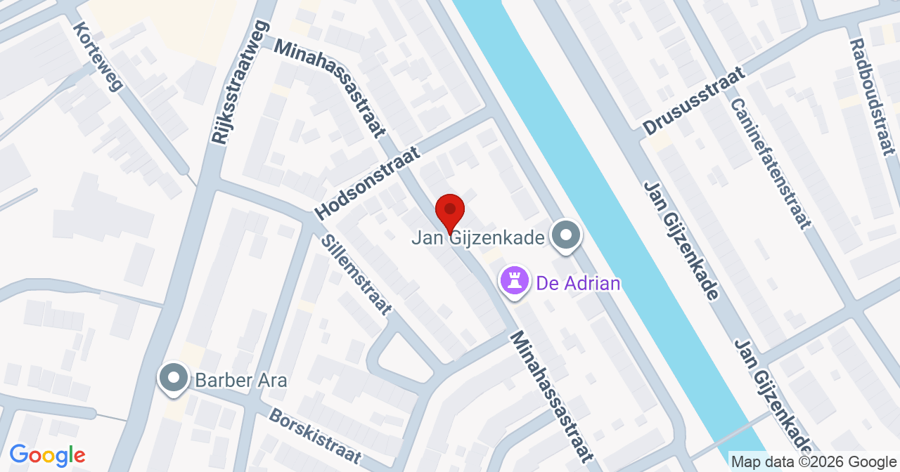 Kaart van het incident in Haarlem met de aanrijroutes van de gealarmeerde eenheden