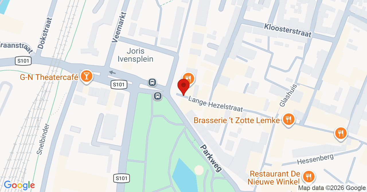 Kaart van het incident in Nijmegen met de aanrijroutes van de gealarmeerde eenheden