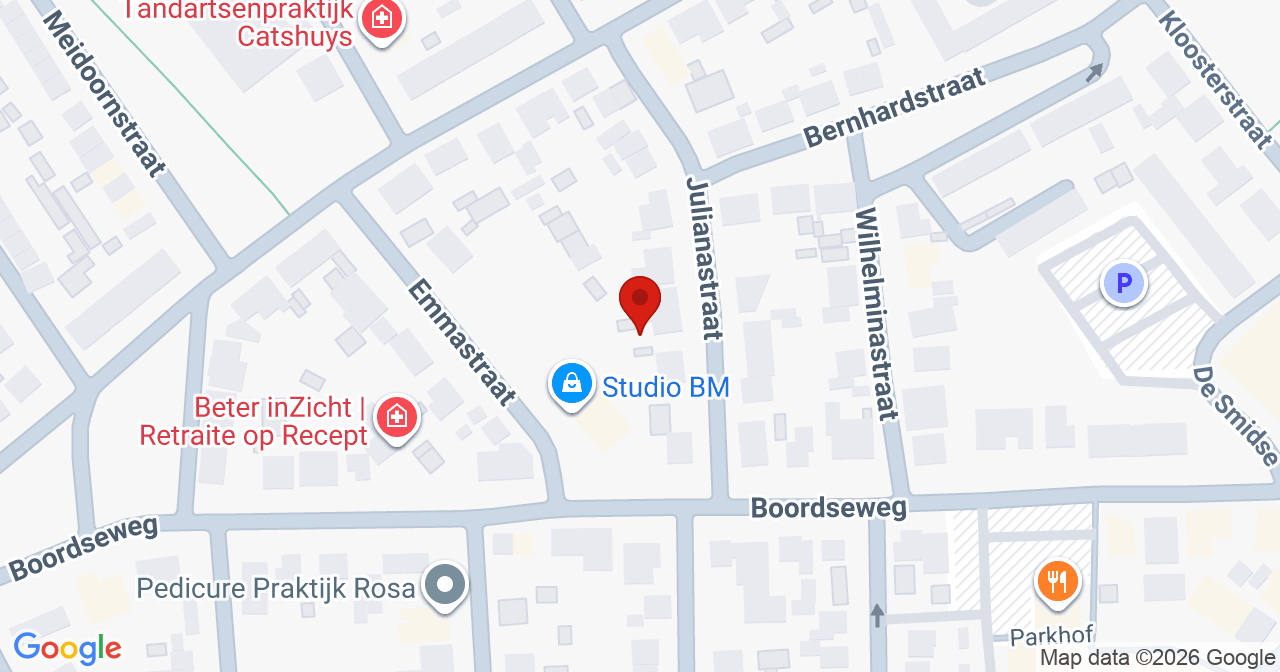 Kaart van het incident in Nuenen met de aanrijroutes van de gealarmeerde eenheden