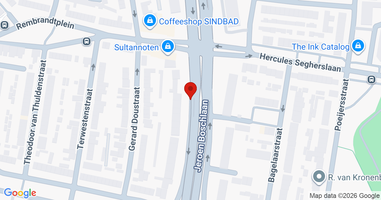 Kaart van het incident in Eindhoven met de aanrijroutes van de gealarmeerde eenheden