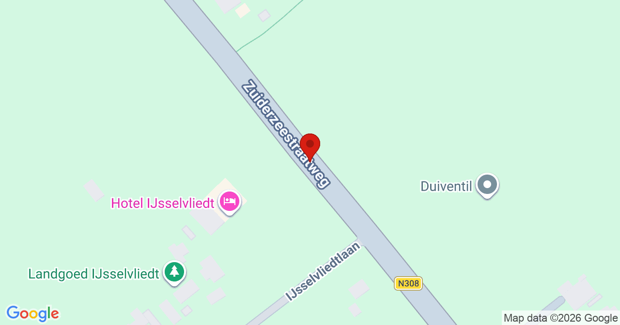 Kaart van het incident in Wezep met de aanrijroutes van de gealarmeerde eenheden