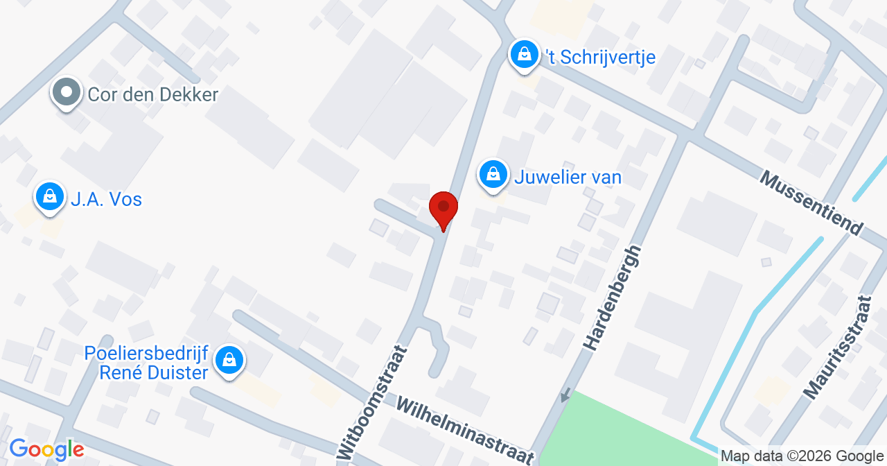 Kaart van het incident in Veen met de aanrijroutes van de gealarmeerde eenheden