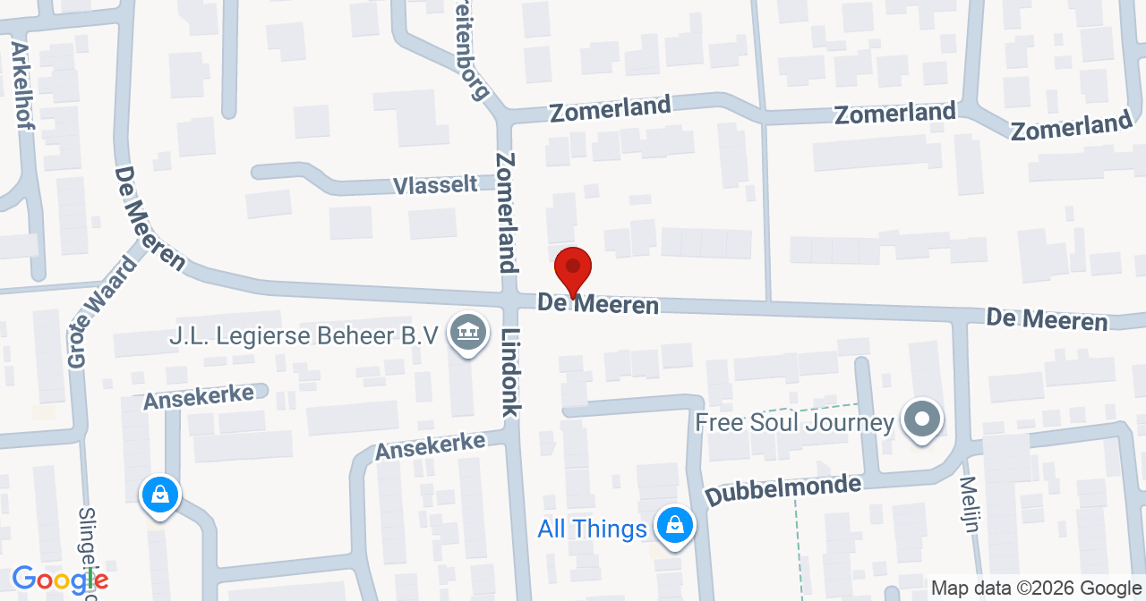 Kaart van het incident in Zevenbergen met de aanrijroutes van de gealarmeerde eenheden