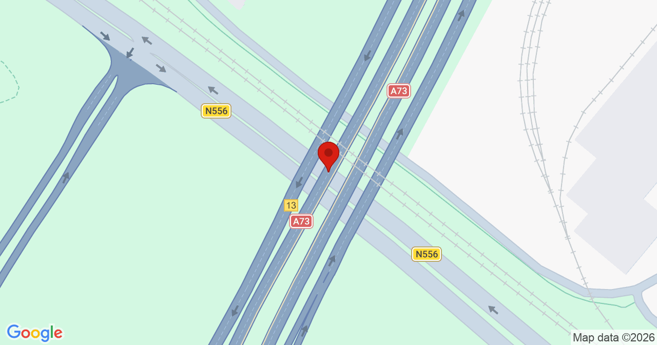Kaart van het incident in Venlo met de aanrijroutes van de gealarmeerde eenheden