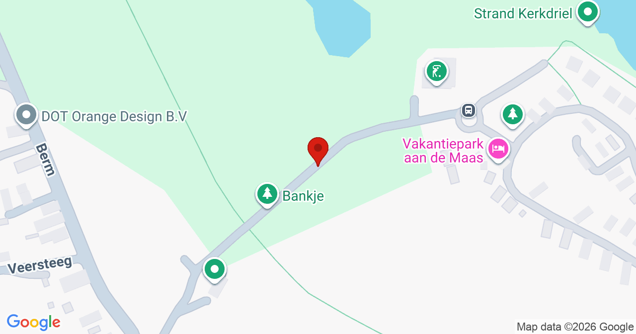 Kaart van het incident in Kerkdriel met de aanrijroutes van de gealarmeerde eenheden