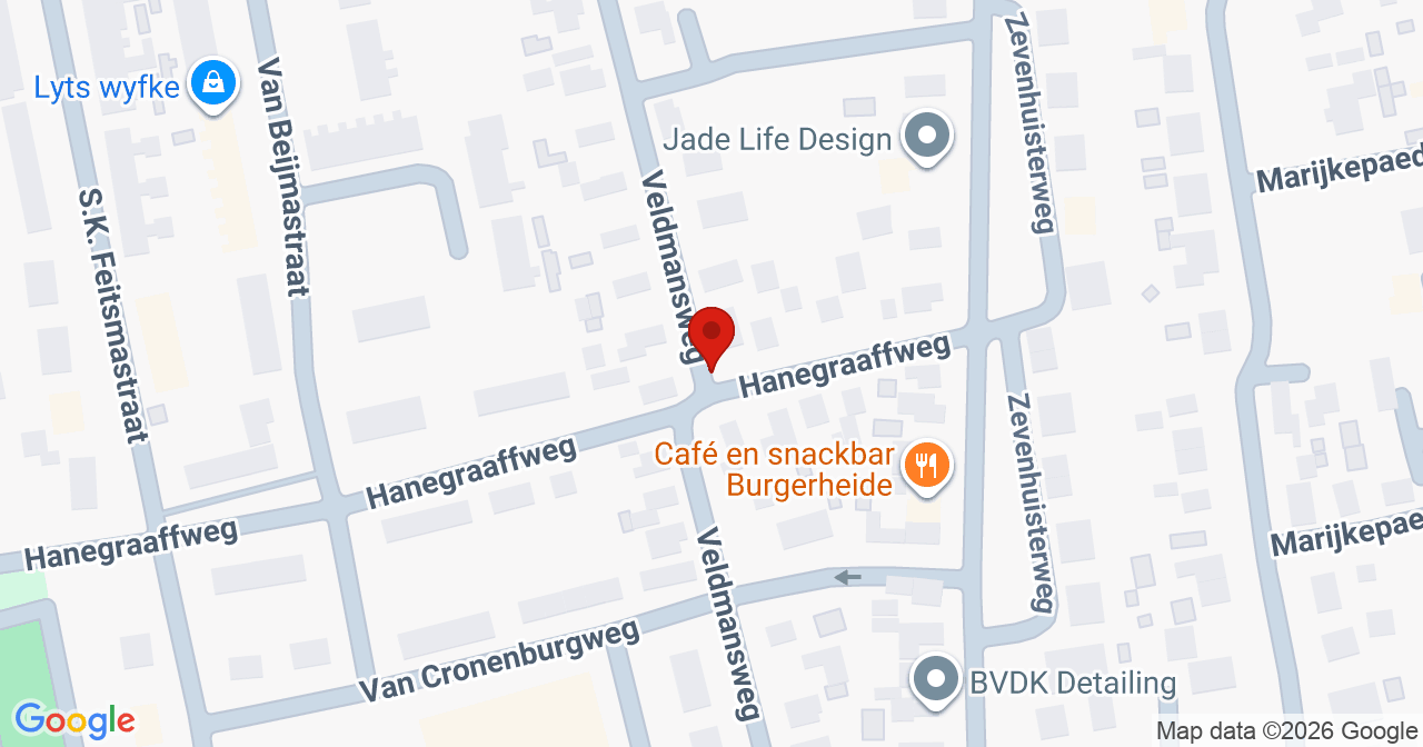 Kaart van het incident in Noardburgum met de aanrijroutes van de gealarmeerde eenheden
