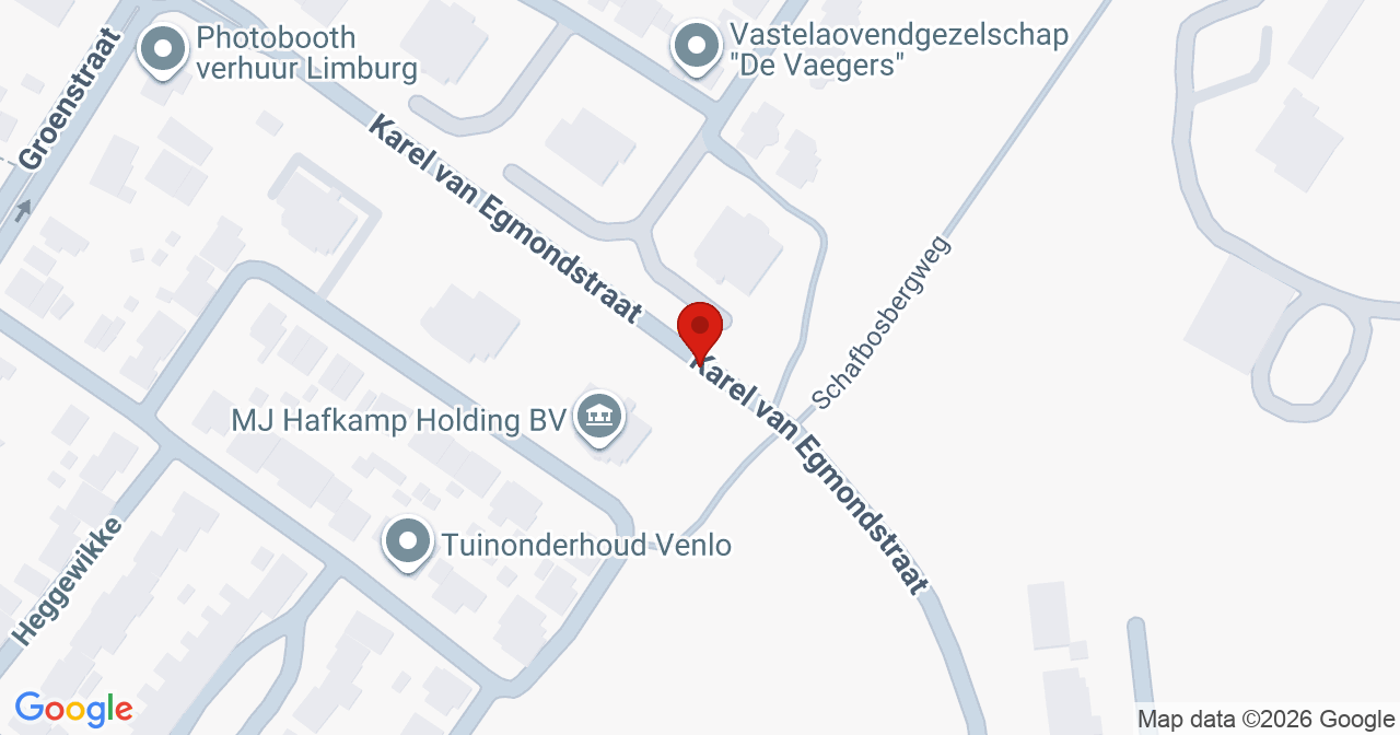 Kaart van het incident in Venlo met de aanrijroutes van de gealarmeerde eenheden